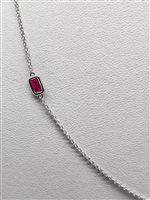 Collana Gemoro Donna Rubini in Oro bianco Rubino 0.89 Ct PC246BIA.RB - PC246BIA.RB